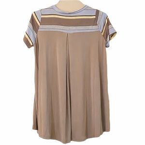 Stripped Top With Stunning Back Detail